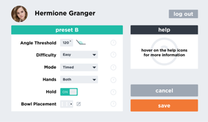 Edit Settings